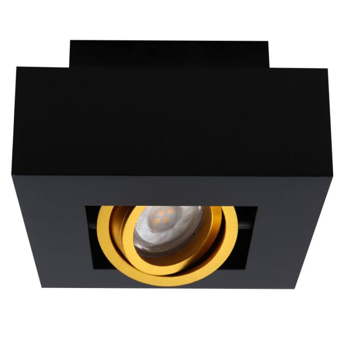 Aluminium surface mounted downlight gold, Noraly
