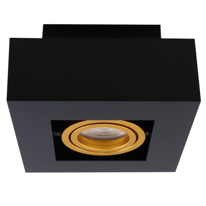 Aluminium surface mounted downlight gold, Noraly