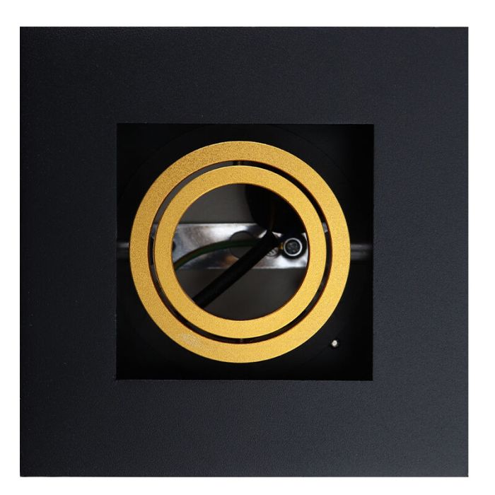 Aluminium surface mounted downlight gold, Noraly