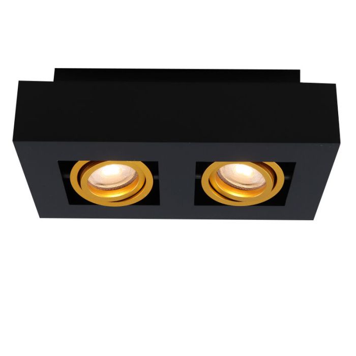 Aluminium surface mounted downlight gold, Noraly