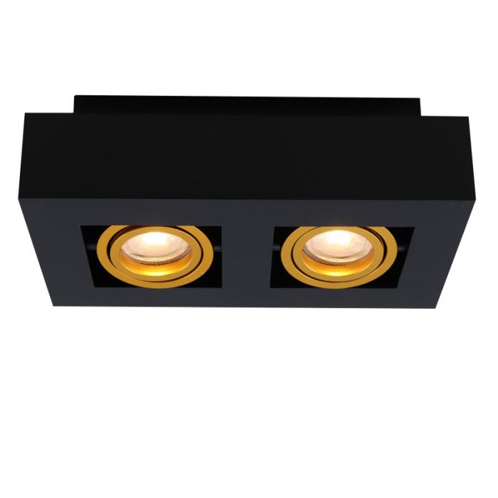 Aluminium surface mounted downlight gold, Noraly