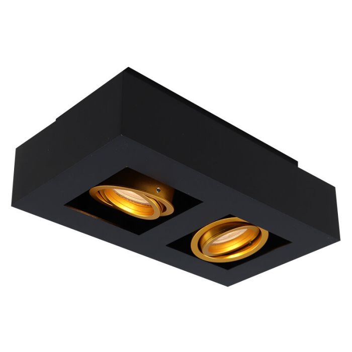 Aluminium surface mounted downlight gold, Noraly