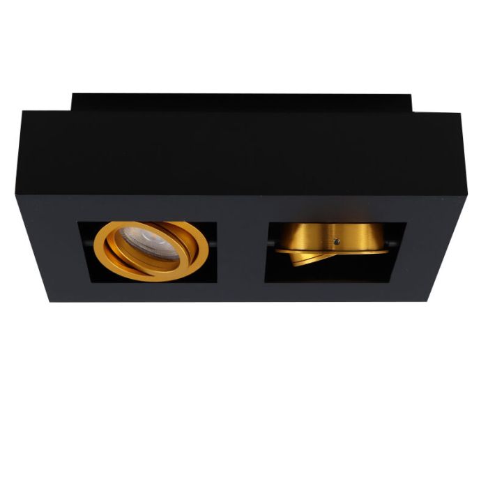 Aluminium surface mounted downlight gold, Noraly