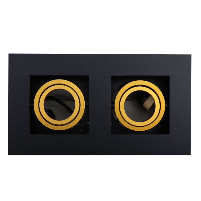 Aluminium surface mounted downlight gold, Noraly