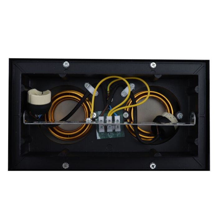 Aluminium surface mounted downlight gold, Noraly