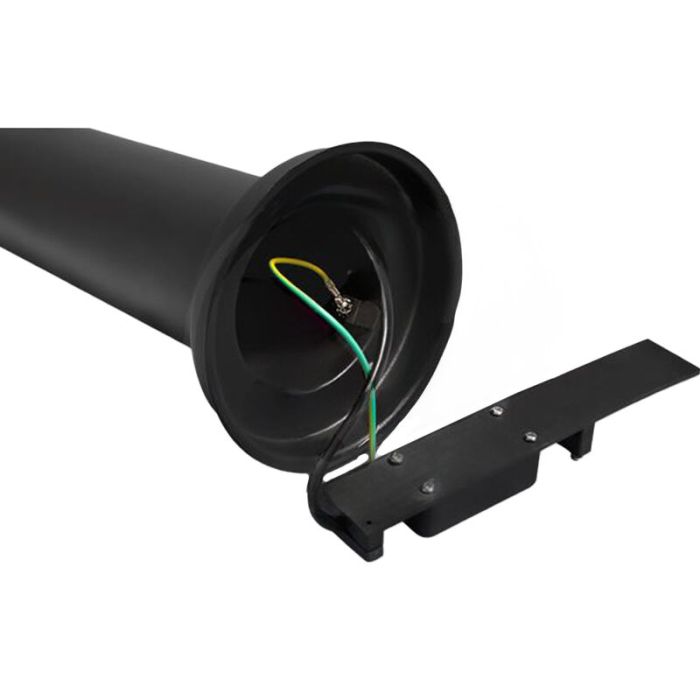 Black outdoor light aluminium, Shiela, IP44