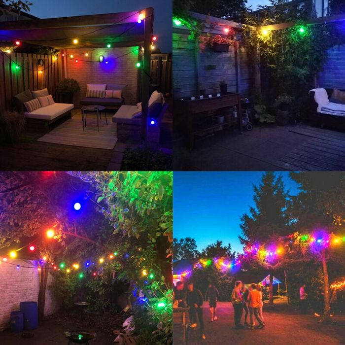 40m string light, 40 lamp holders