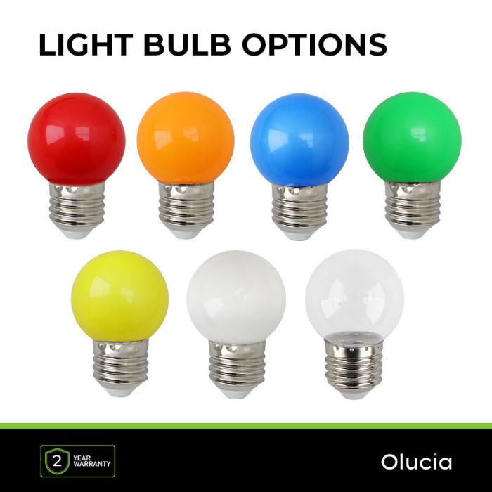 50m string light, 50 lamp holders