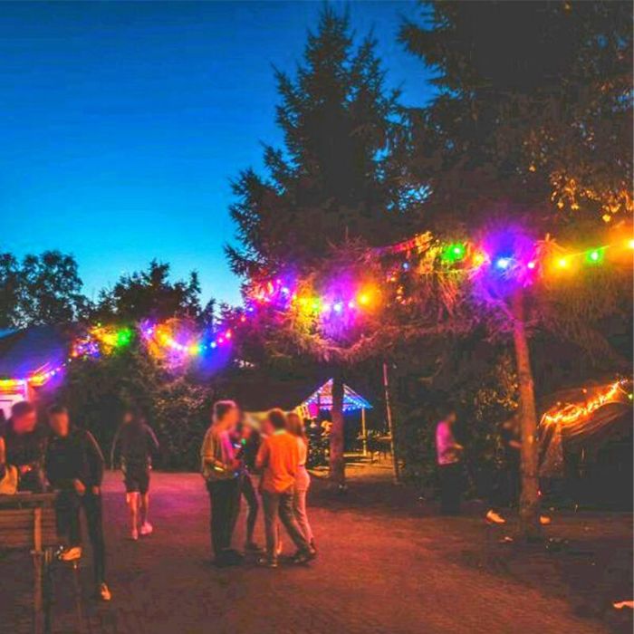 5m string light with 10 coloured bulbs