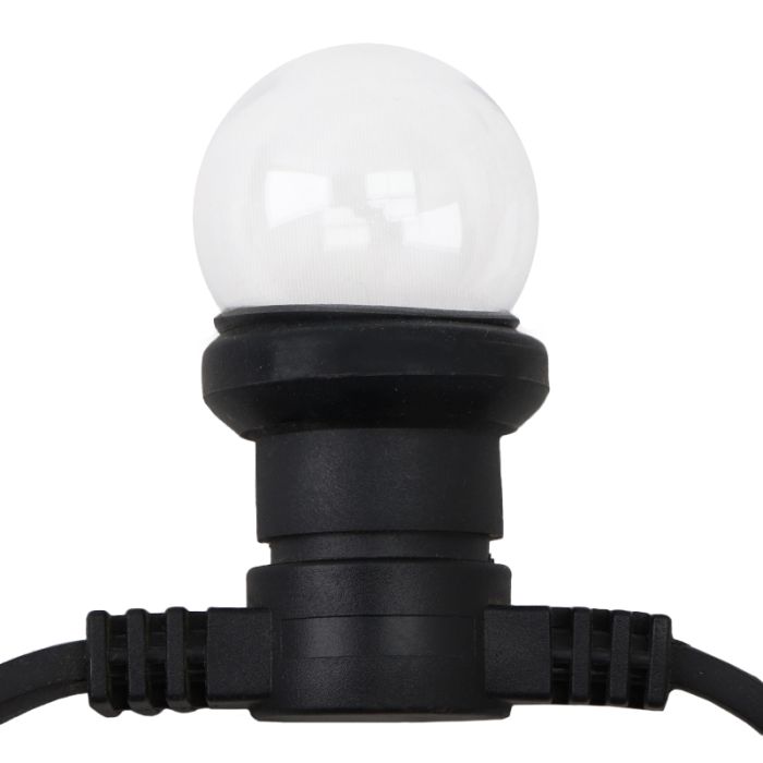 15m string light with 30 transparent bulbs