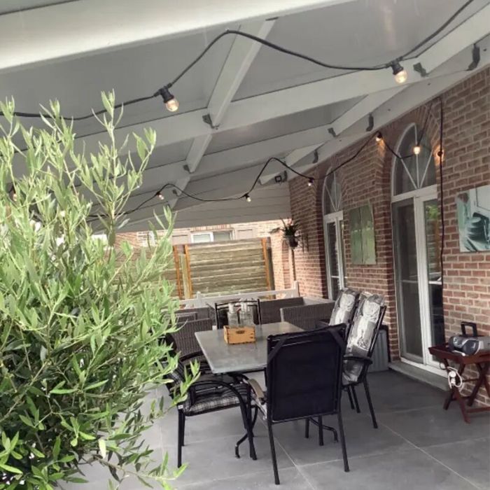 20m string light with 20 dimmable transparent bulbs