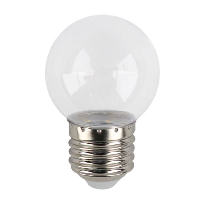 25m string light with 25 dimmable transparent bulbs
