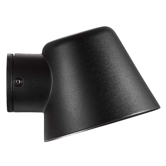 Black outdoor light modern, Aleria, IP44