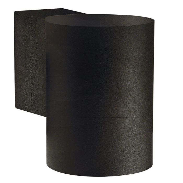 Black outdoor light aluminium, Tin, IP54