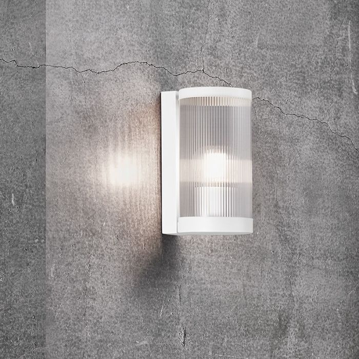 White outdoor light retro, Coupar, IP54