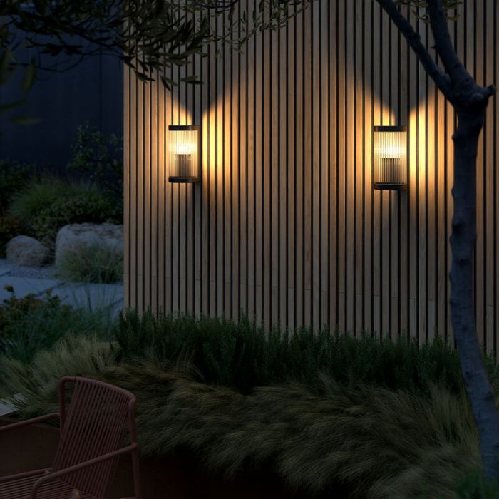 Black outdoor light retro, Coupar, IP54