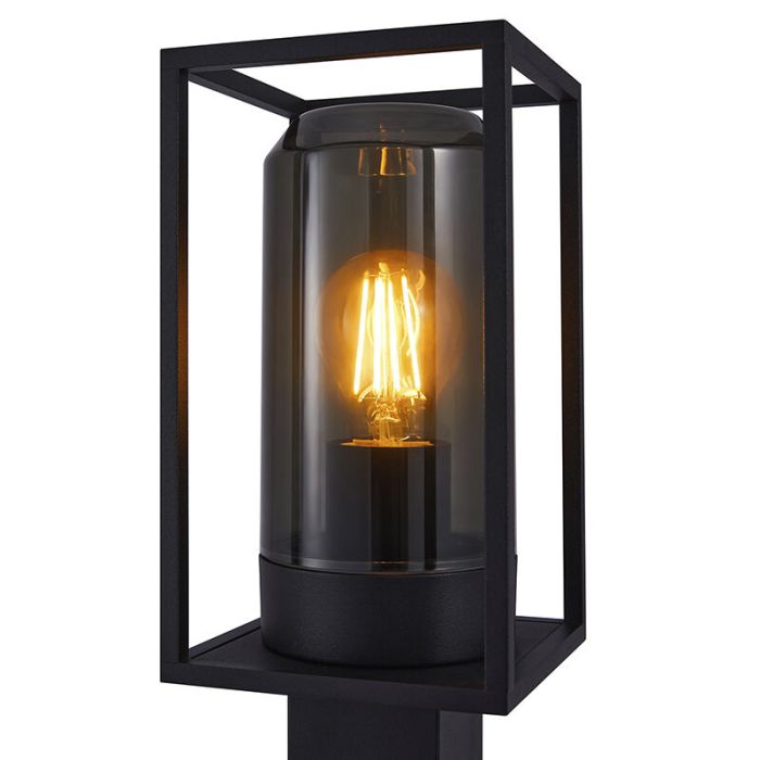 Black outdoor light modern, Griffin, IP44