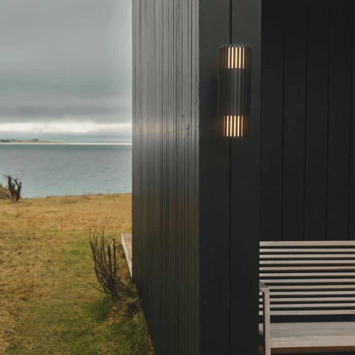 Black outdoor light design, Aludra, IP54