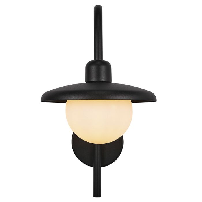 Black outdoor light classic, Berlo, IP44