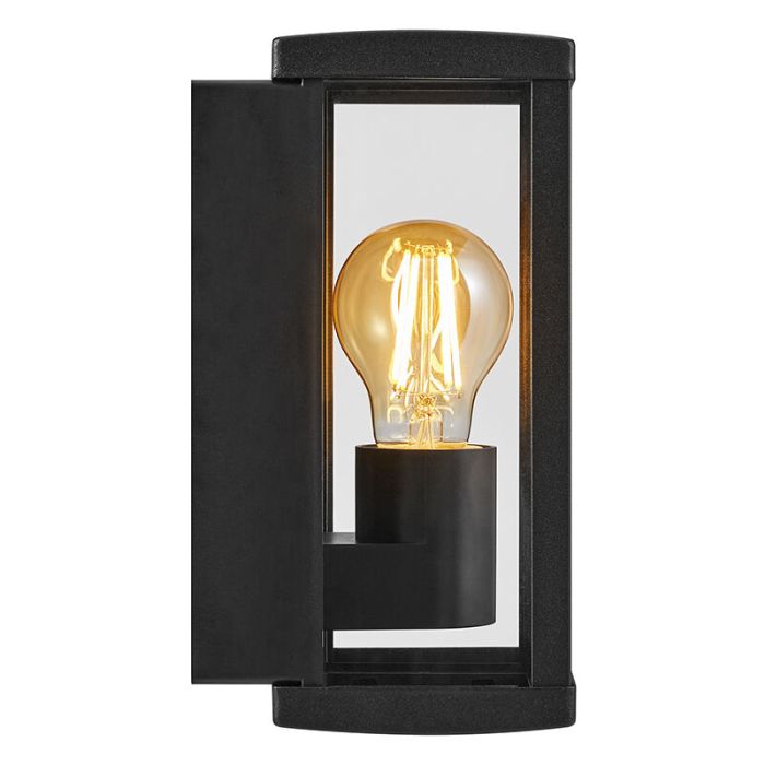 Black outdoor light modern, Luchy, IP44