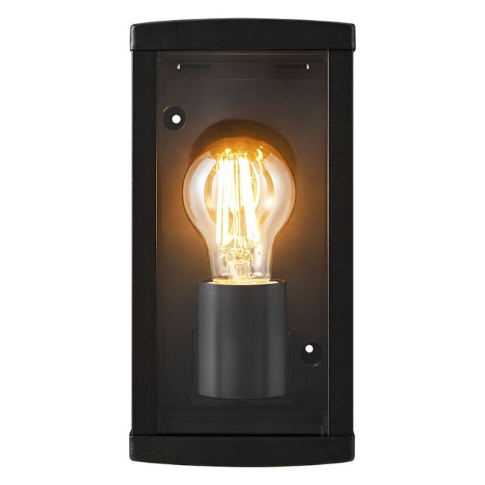 Black outdoor light modern, Luchy, IP44