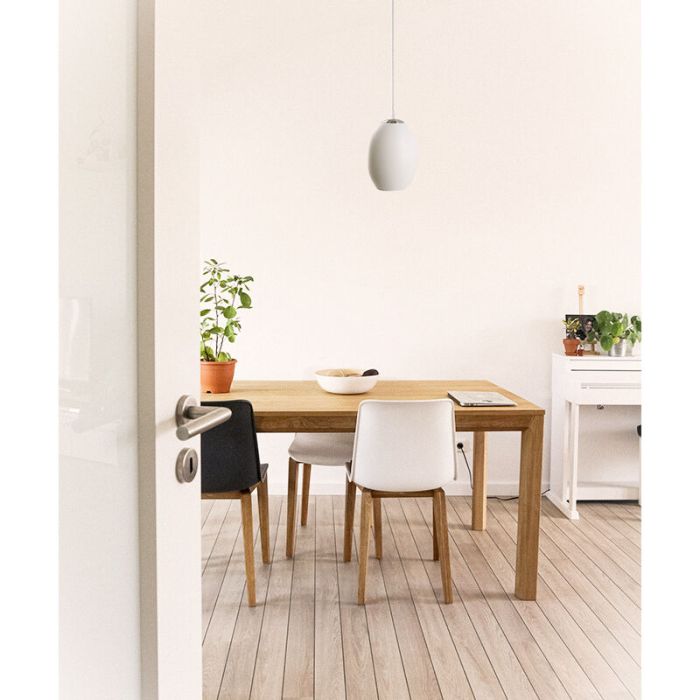 Design pendant light chrome, Giulio