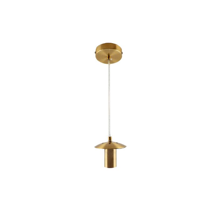 Metal pendant light without shade copper, Minne