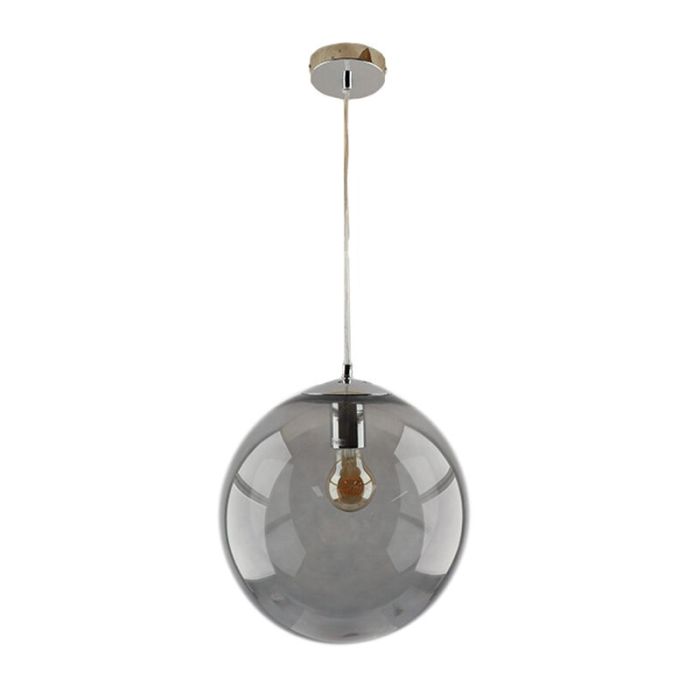 Design pendant light chrome, Dolf