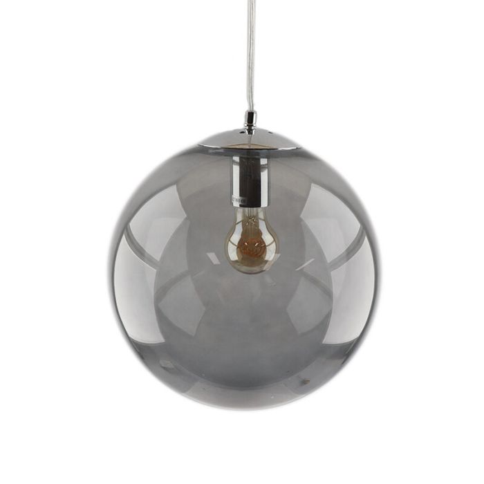 Design pendant light chrome, Dolf