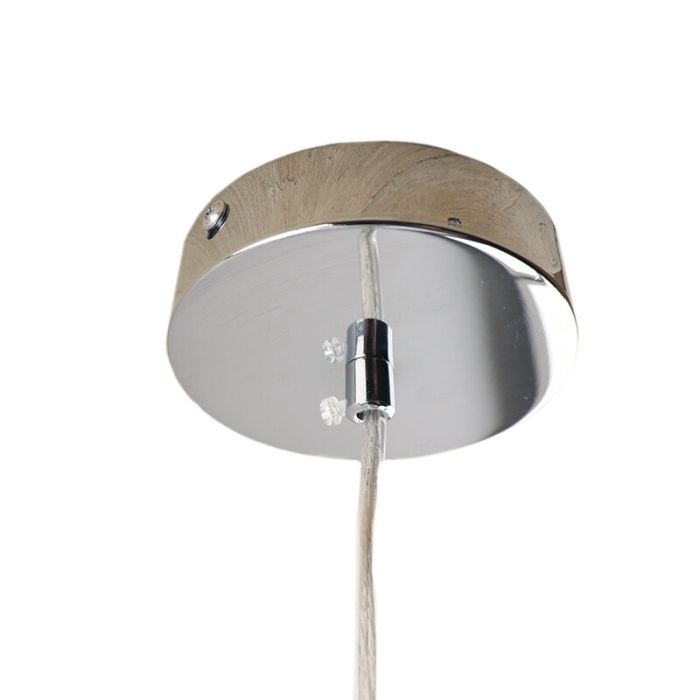 Design pendant light chrome, Dolf
