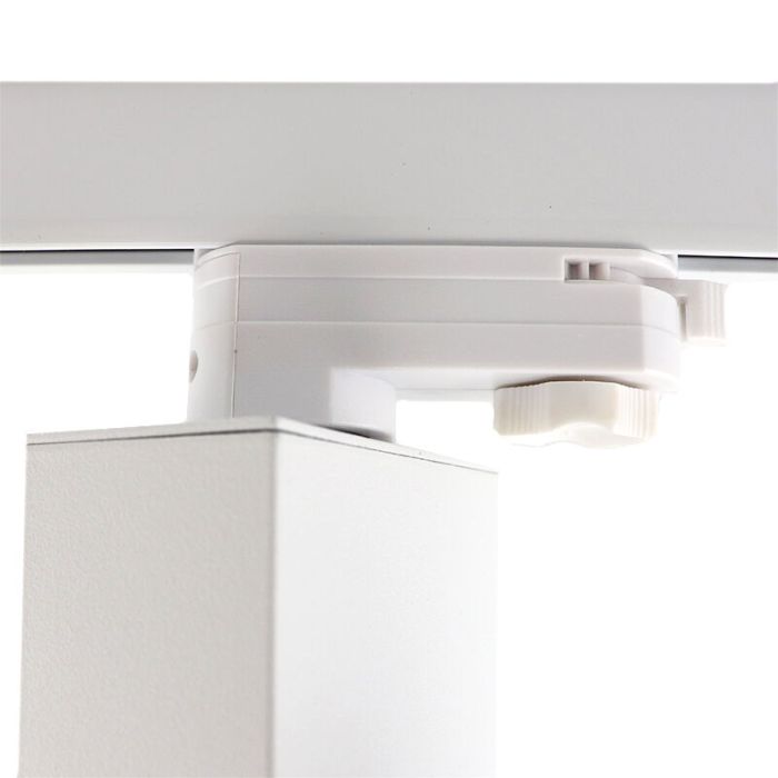 White Bisolux Master B track spot, Philips driver, 4000k, 30w, 36 degrees