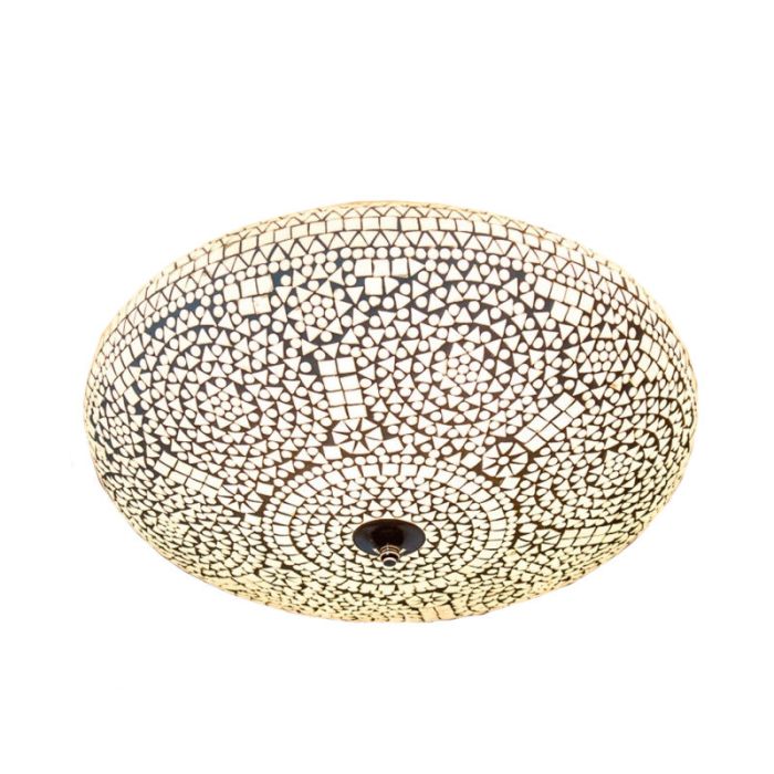 Transparent oriental flush ceiling light mosaic, Annas