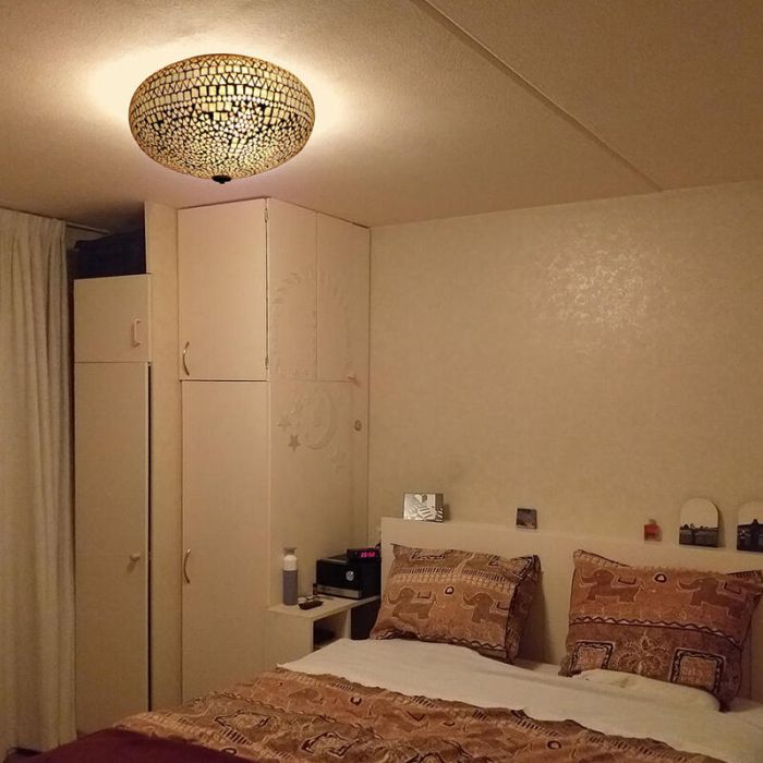 Transparent oriental flush ceiling light mosaic, Annas