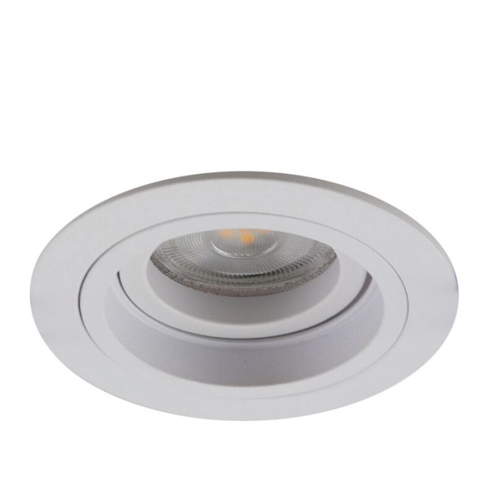 Modern recessed light white, Bredal