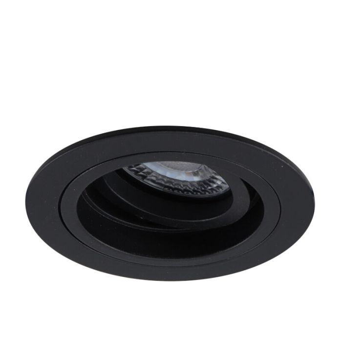 Modern recessed light black, Bredal