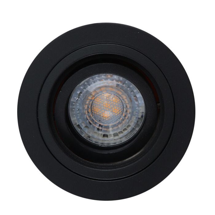 Modern recessed light black, Bredal