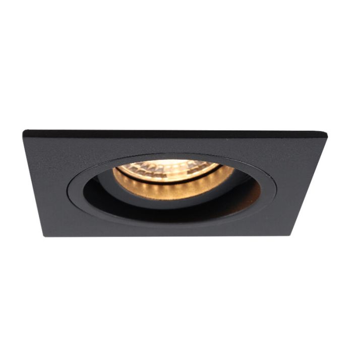 Modern recessed light black, Bredal