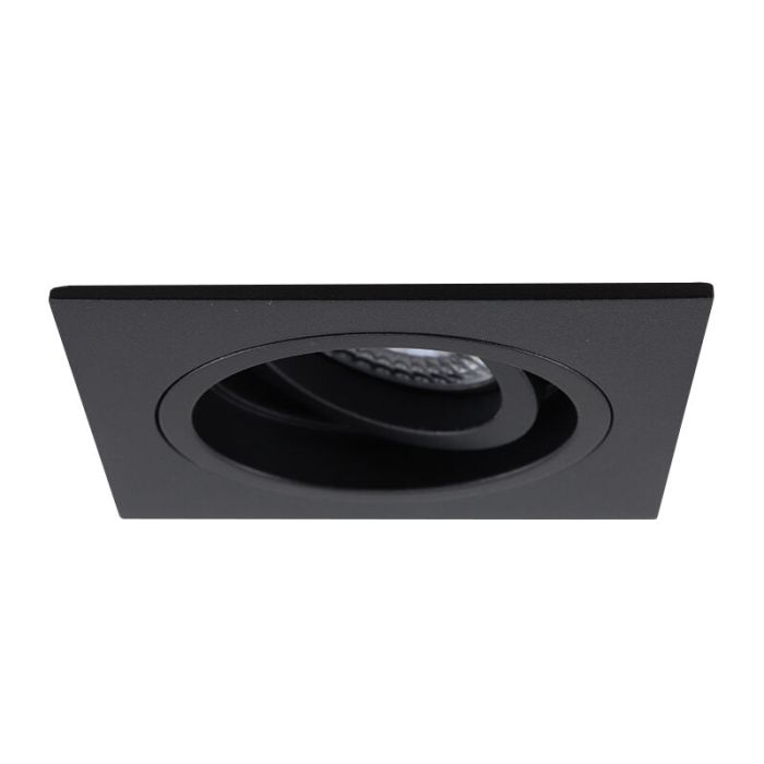 Modern recessed light black, Bredal