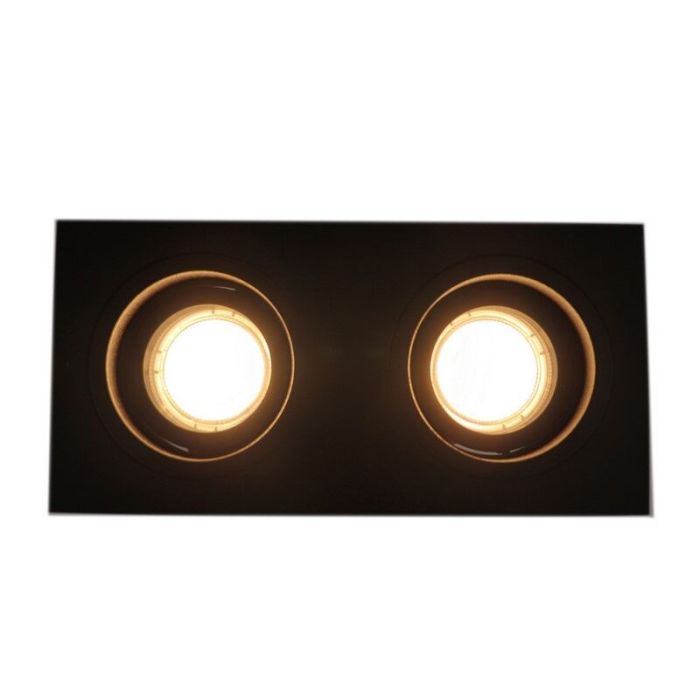 Modern recessed light black, Bredal