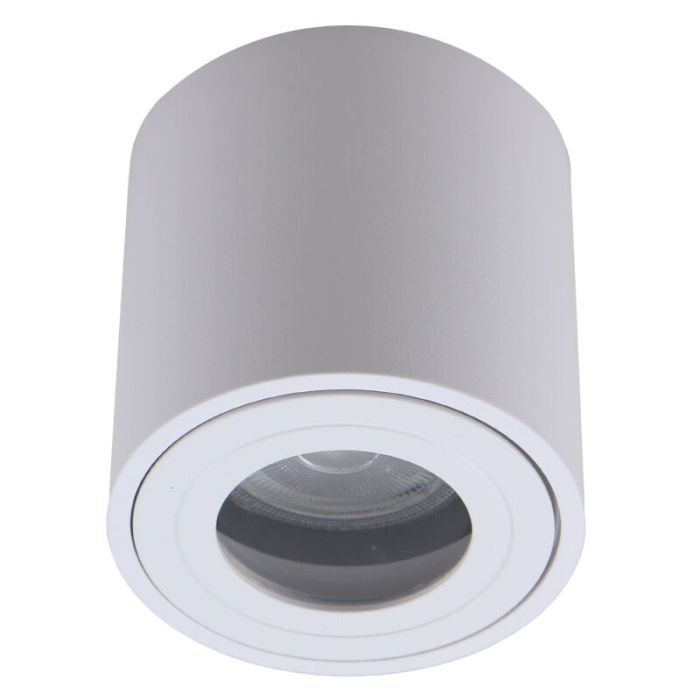 Modern surface mounted downlight white, Alion, IP44