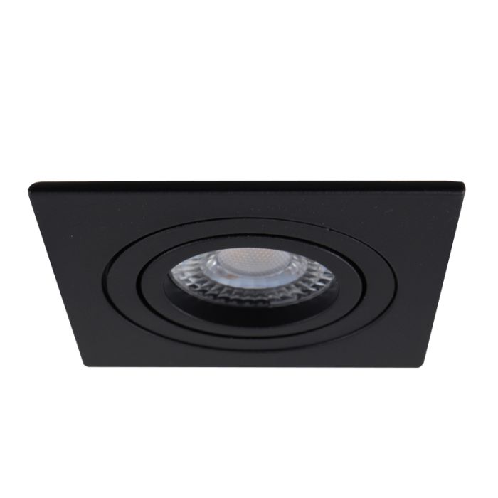 Aluminium recessed light black, Scott
