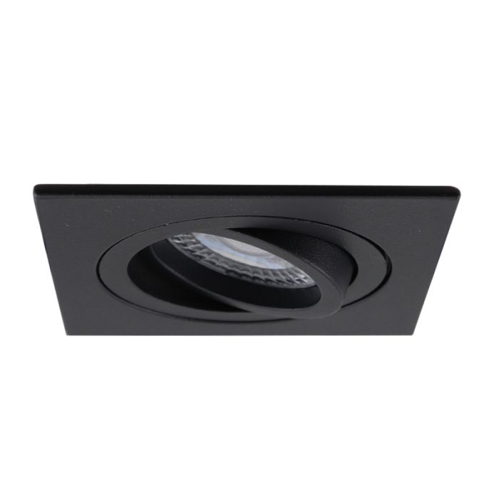 Aluminium recessed light black, Scott