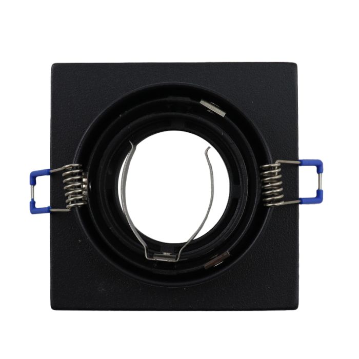 Aluminium recessed light black, Scott