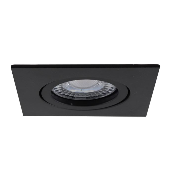 Aluminium recessed light black, Onno