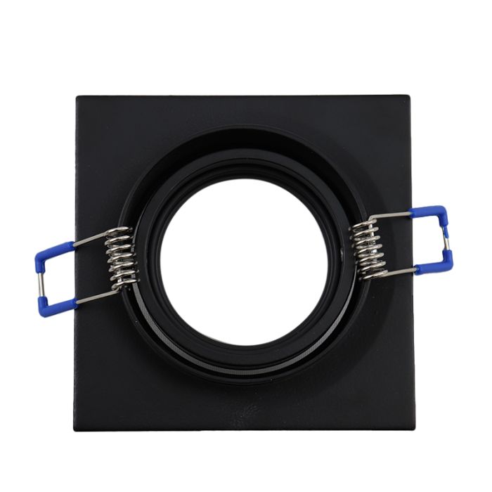 Aluminium recessed light black, Onno