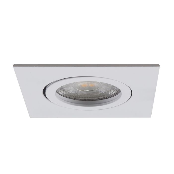 Aluminium recessed light white, Onno