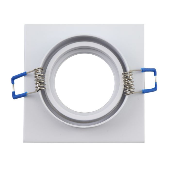 Aluminium recessed light white, Onno