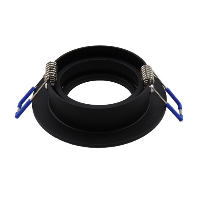 Aluminium recessed light black, Onno