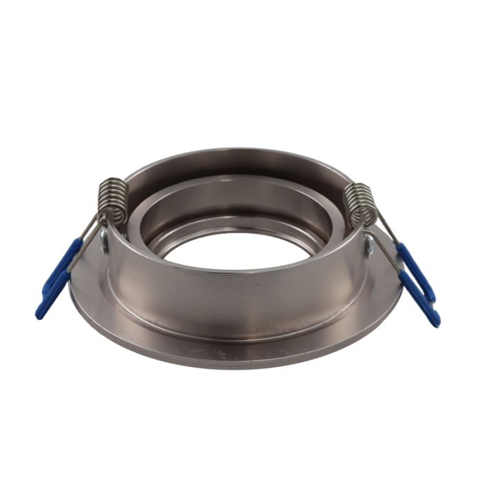 Aluminium recessed light chrome, Onno