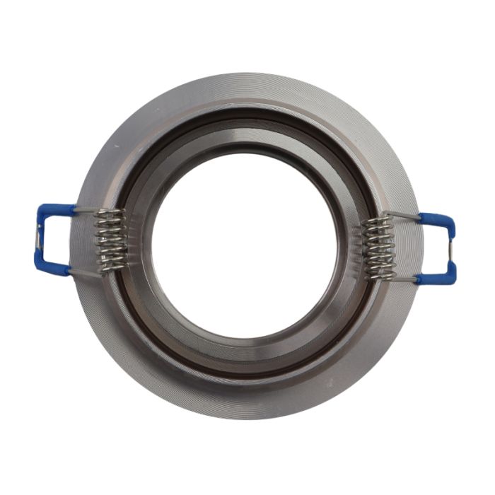Aluminium recessed light chrome, Onno